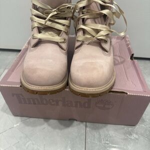 Timberland Women's Pink Ankle Boots